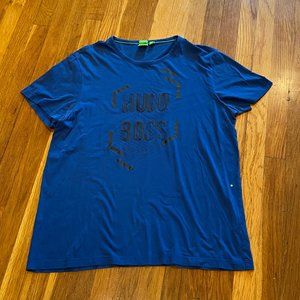 Hugo Boss Men's Blue Modern Fit Shirt Size XXL